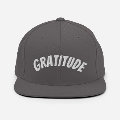 GRATITUDE Puff Snapback Hat