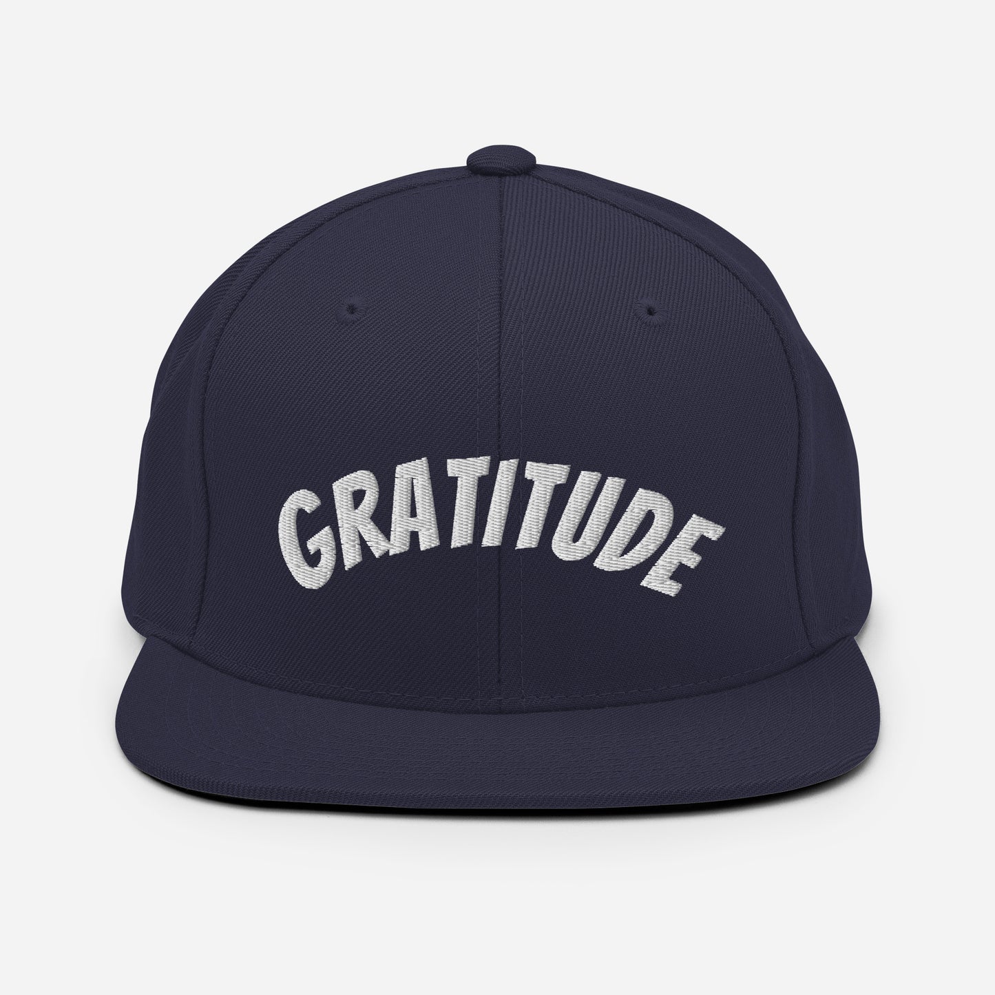 GRATITUDE Puff Snapback Hat