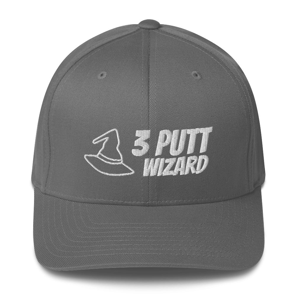3 PUTT WIZARD Stretch Fitted Hat