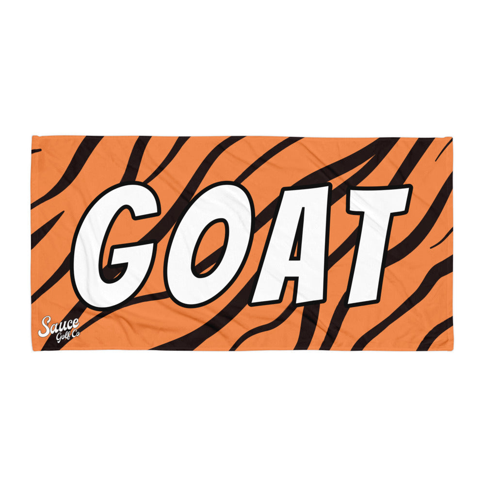 GOAT Sublimated Golf Towel
