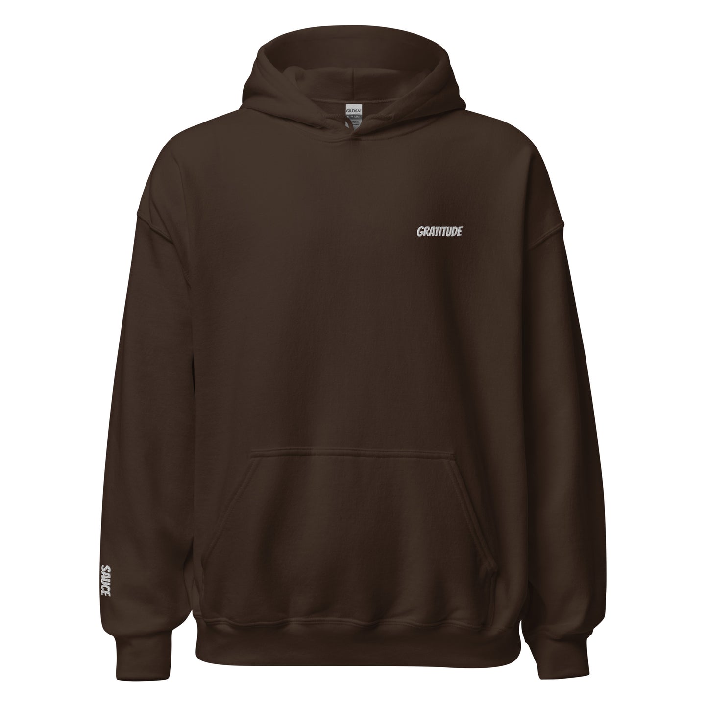 GRATITUDE Embroidered Heavyweight Hoodie