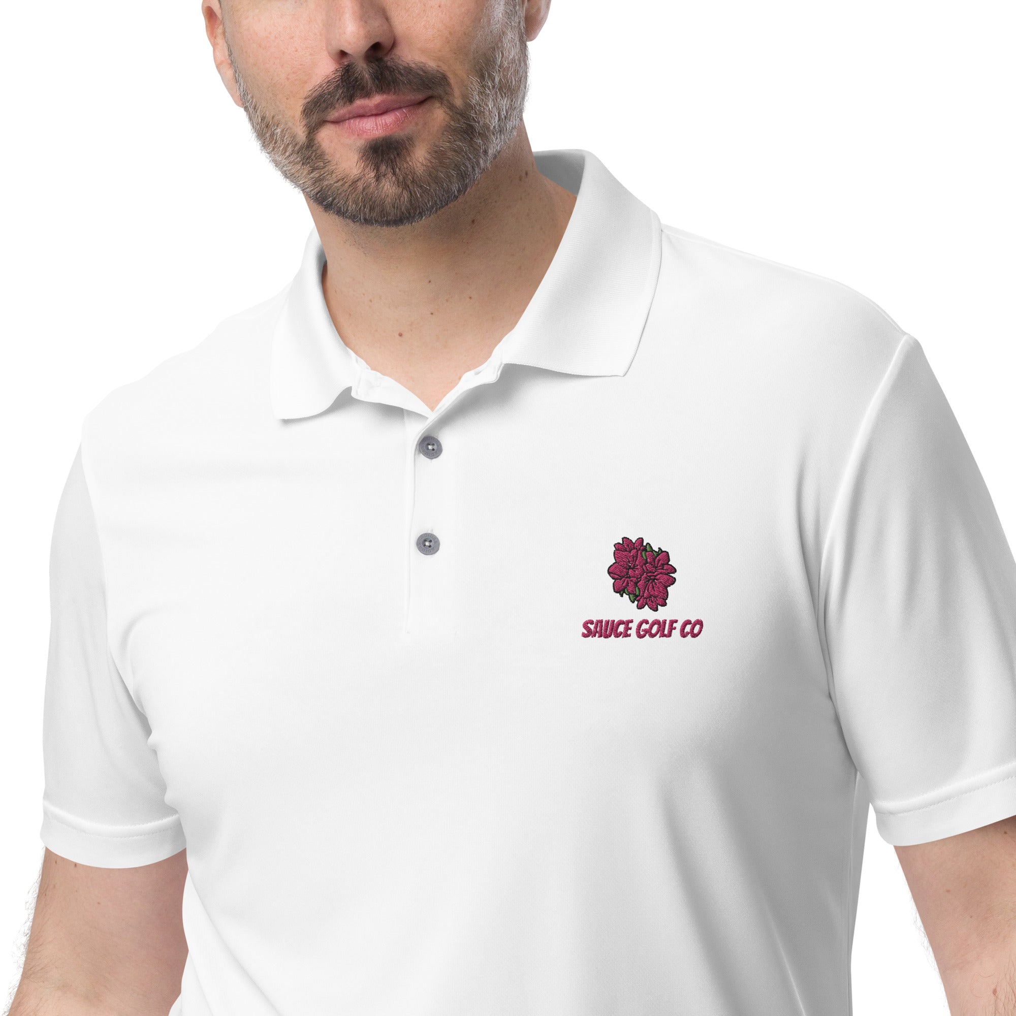 Embroidered adidas 2025 golf shirts